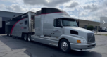 Volvo Tractor & Competition Transporter, Loaded 