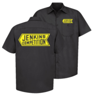 JENKINS COMPETITION Button Down Work Shirt   for sale $39 
