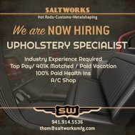 WANTED.... UPHOLSTREY SPECIALIST 