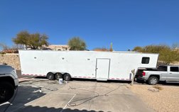 44 foot vintage pro stock trailer full enclosure