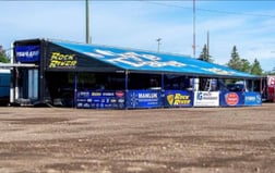 Supercross/Motocross race rig W/ Awning up for sale