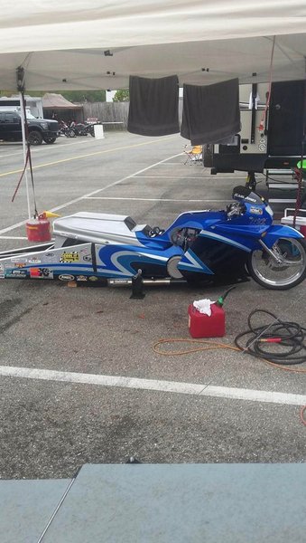 1993 Custom Kawasaki Drag Bike  for Sale $15,500 