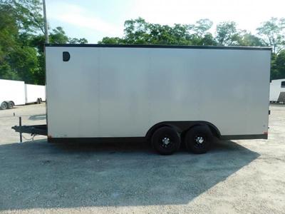 2024 Covered Wagon Trailers  Gold Series 8.5x18 Vnose Silver  for sale $9,395 