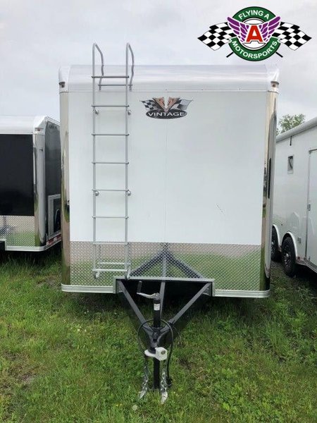 2019 Vintage 30' Pro Stock Race Trailer with Ramp Overs