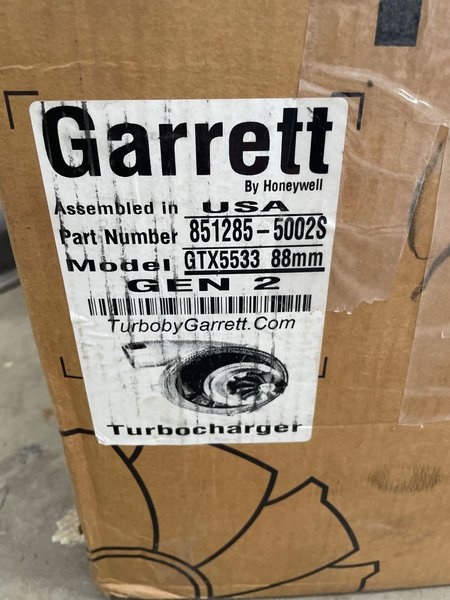 Garret GTX5533 88mm Turbo  for Sale $2,900 