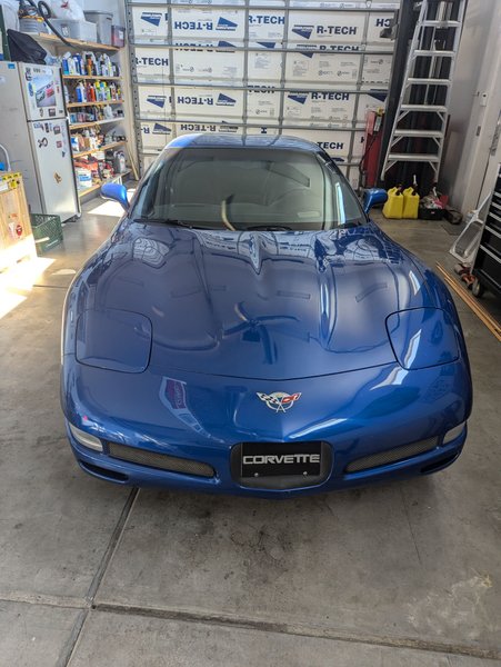 Beautiful 2003 Z06. Stunning Electron Blue HUD, LS-6,   for Sale $27,500 