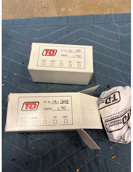 T&D Rocker Arms PN 14-1292. 1.70 ratio (Qty two)