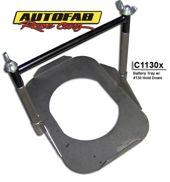 Autofab Battery Tray with 4130 Hold Down  for Sale $89.99 