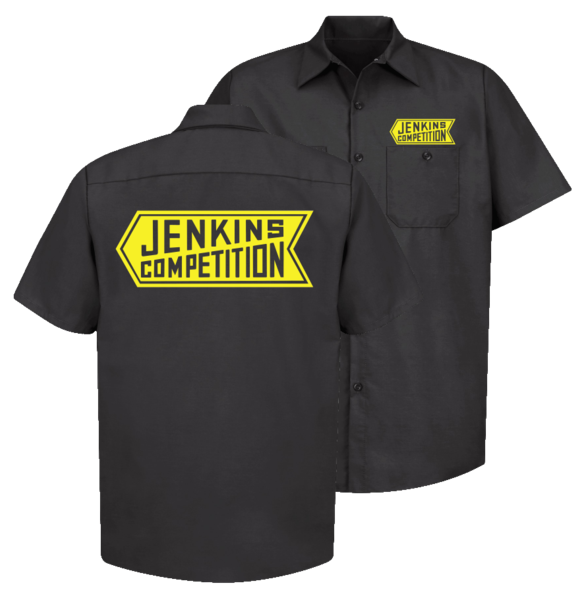 JENKINS COMPETITION Button Down Work Shirt   for Sale $39 