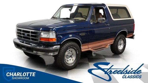 1995 Ford Bronco 4X4 Eddie Bauer  for Sale $29,995 