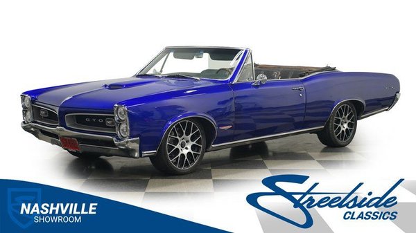 1966 Pontiac LeMans GTO Tribute Convertible Restomod  for Sale $74,995 