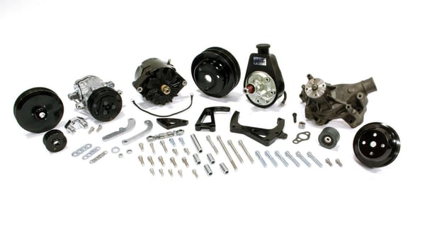 SBC Sport Track Pulley System LWP Black, by MARCH PERFORMANC  for Sale $1,307 