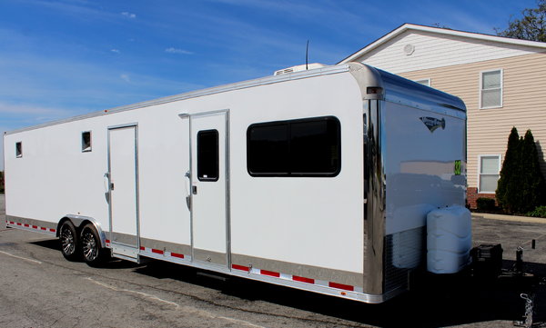 32' Enclosed Trailer w/12' XE Living Quarters for Sale in ...