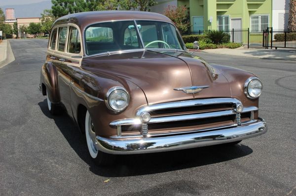 1950 Chevrolet Styleline Deluxe Tin Woody for Sale $36,900