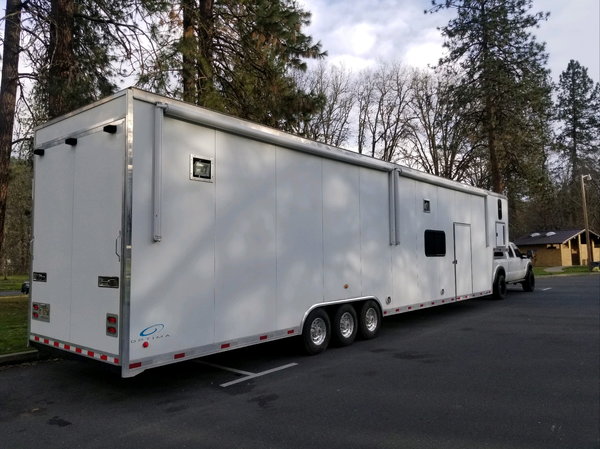 2005 Optima Stacker Race Trailer With living quarters  for Sale $95,000 