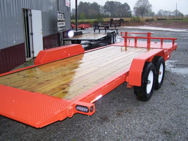 TILT equipment trailer, 14K, 16"x8 lug. 22`split deck  for Sale $7,200 