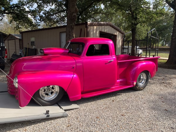 1950's Straw Holder - Chevy Pink