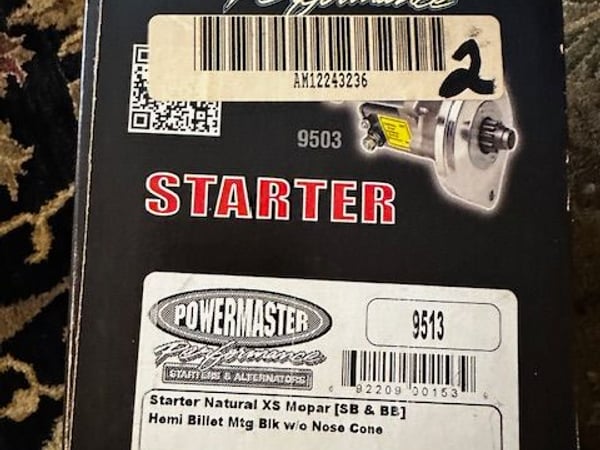 Powermaster Start for Big Block Mopar  for Sale $150 