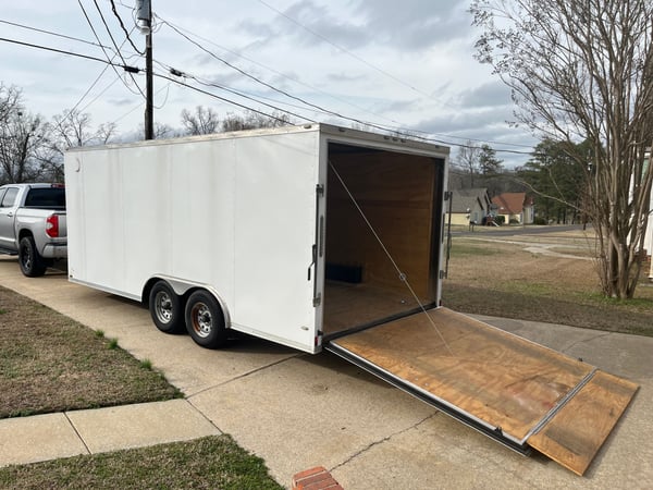 18’ x 8.5’ enclosed trailer