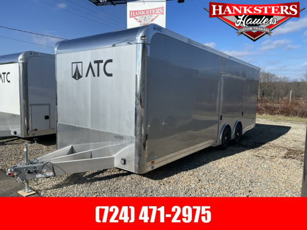 ATC 8.5X24 ROM-550 ALUMINUM ENCLOSED CAR TRAILER  for Sale $32,900 