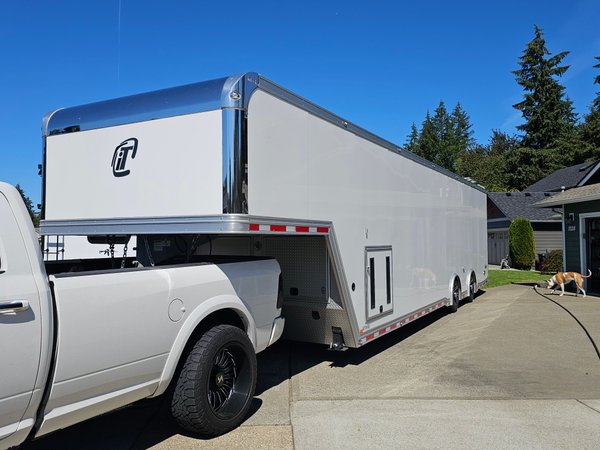 Intech gooseneck race trailer  for Sale $78,000 