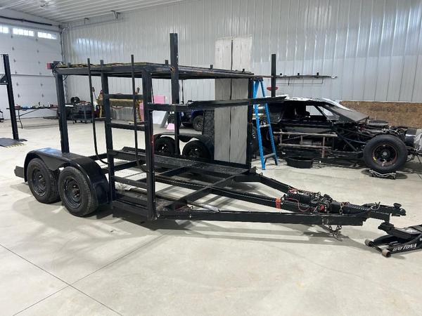 Used Race car trailer with winch  for Sale $3,300 