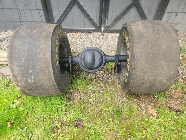 NARROWED FORD 9 INCH MOSER AXLES WELD DRAGLITES 15X14  for Sale $800 