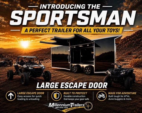2026 20' New Sportsman w/Premium Escape Door & Alum. Wheels 