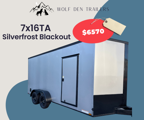 7x16TA Silverfrost Blackout for Sale in Douglas, GA RacingJunk