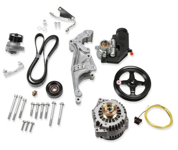 Low LS Drive System Kit LH w/Alt/PS wo/A/C, by HOLLEY, Man.   for Sale $1,099 