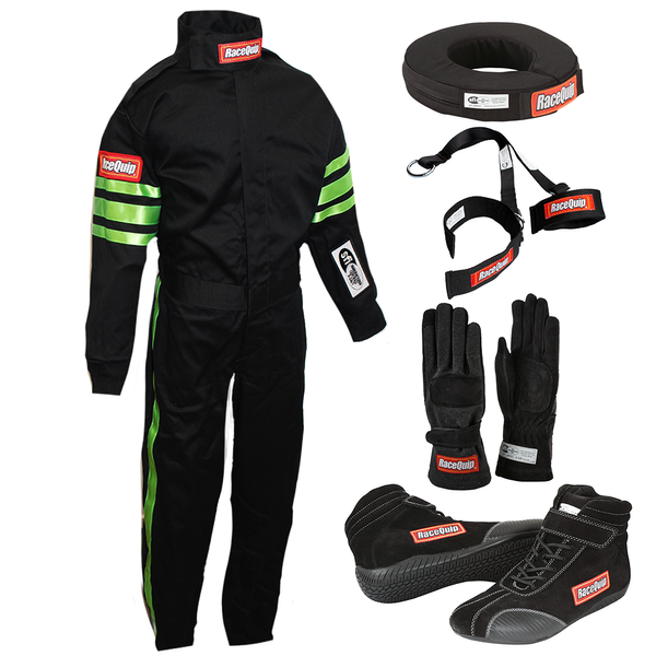 Sparco X-20 Drag Racing Pants (Only) - Black (Only) - Size 52 001109X20P52N