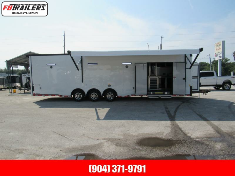 2025 8.5 x 34' Cargo Mate Eliminator Race Trailer for Sale in Orange