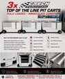 3x Fully Loaded CTech Pit Carts  for sale $5,000 