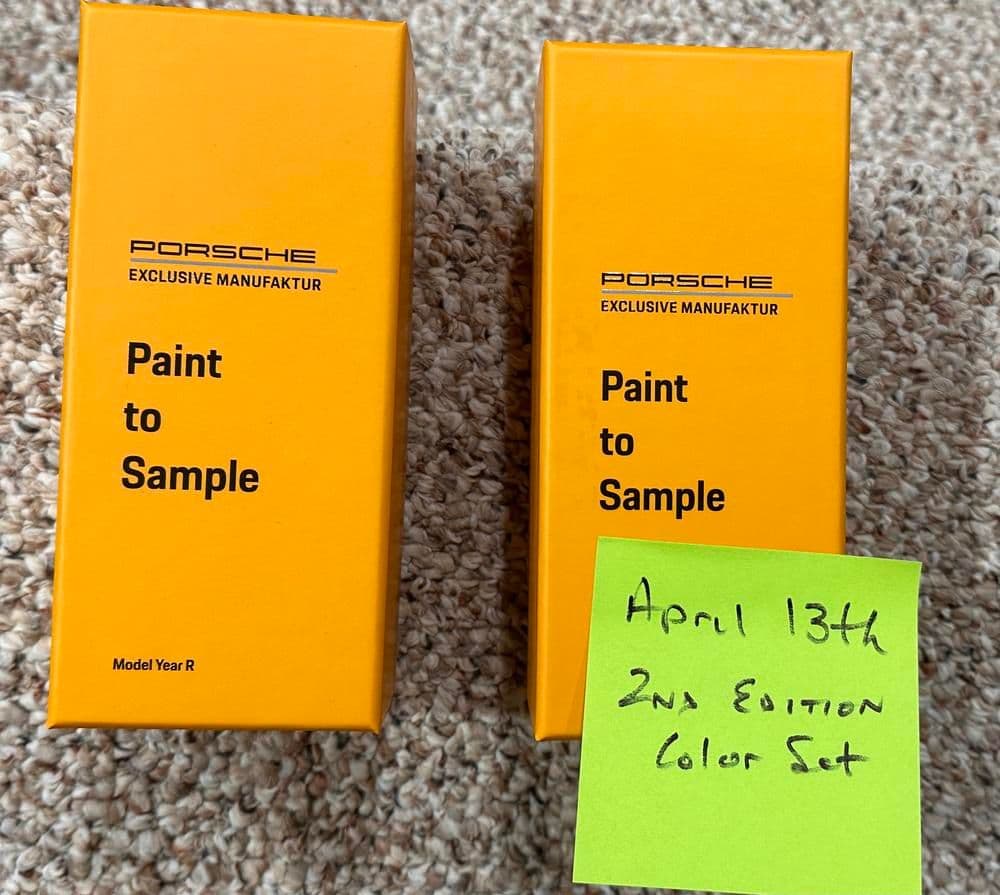 Miscellaneous - FS: Porsche ExcManufact P2Sample 2nd Edition Yellow Box Version Set MY 2033/24 - Used - Orlando, FL 32801, United States