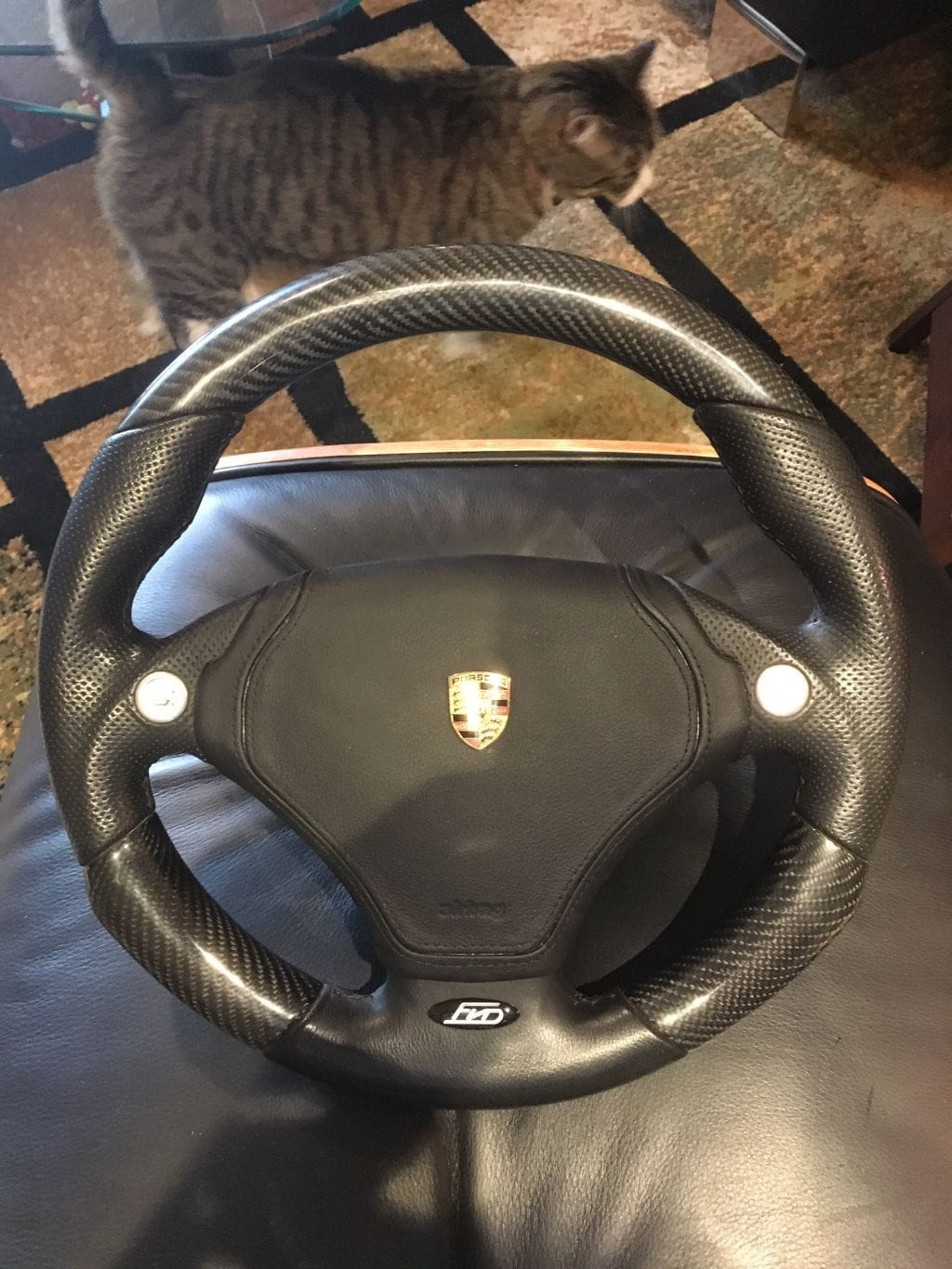 Accessories - FS: Porsche FVD German carbon fiber airbag steering wheel & shift knob - $2000 - Used - 1999 to 2004 Porsche 911 - Wheat Ridge, CO 80033, United States
