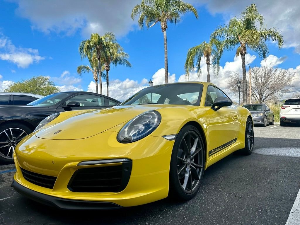 2019 Porsche 911 - 2019 Porsche 911 Carrera T (991.2) 7MT/Full PPF/Sunroof Delete Spec - Used - VIN WPOAA2A91KS103719 - 23,190 Miles - 6 cyl - 2WD - Manual - Coupe - Yellow - Santa Clarita, CA 91350, United States