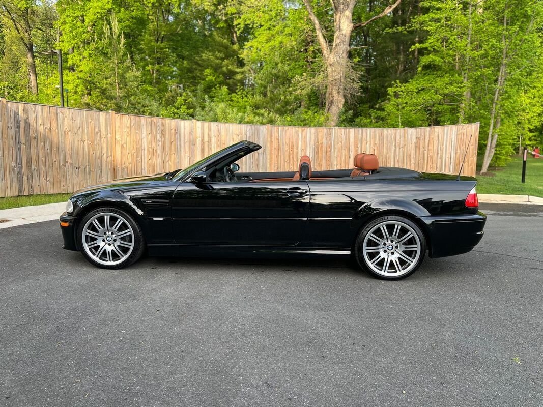 2004 BMW M3 - LOW MILEAGE 2004 e46 M3 Convertible -- Black on Cinnamon, 24K Miles and 2 Owners - Used - VIN WBSBR93414PK06483 - 24,500 Miles - 6 cyl - 2WD - Automatic - Convertible - Black - Fairfax, VA 22030, United States