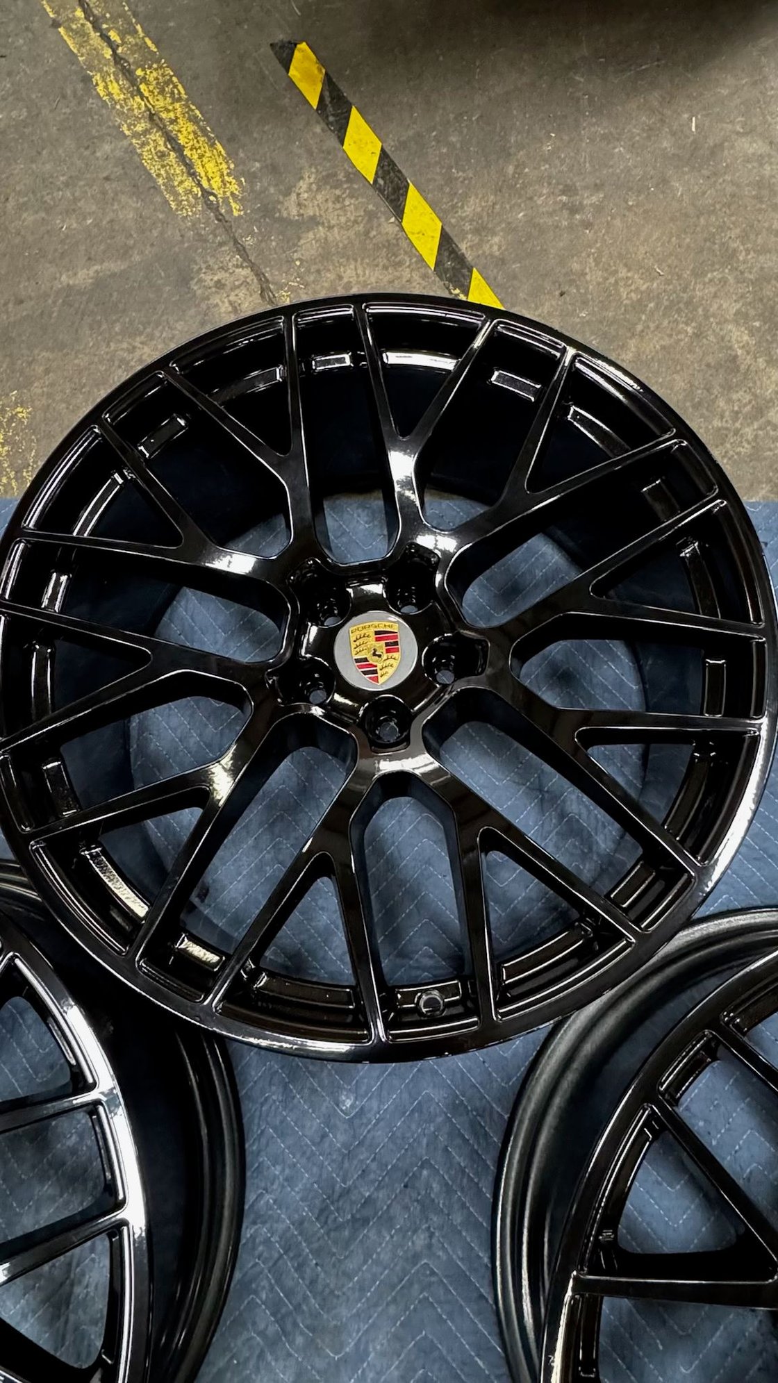 Wheels and Tires/Axles - 21" OEM Gloss Black Macan RS Spyder Wheels - Used - -1 to 2026  All Models - Bellevue, WA 98004, United States