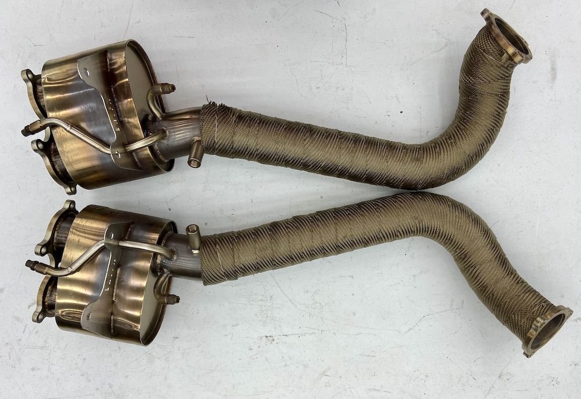 Engine - Exhaust - Kline Inconel Muffler and SS OAP for 718 GT4/Spyder/4.0 GTS - Used - All Years  All Models - Jersey City, NJ 07302, United States
