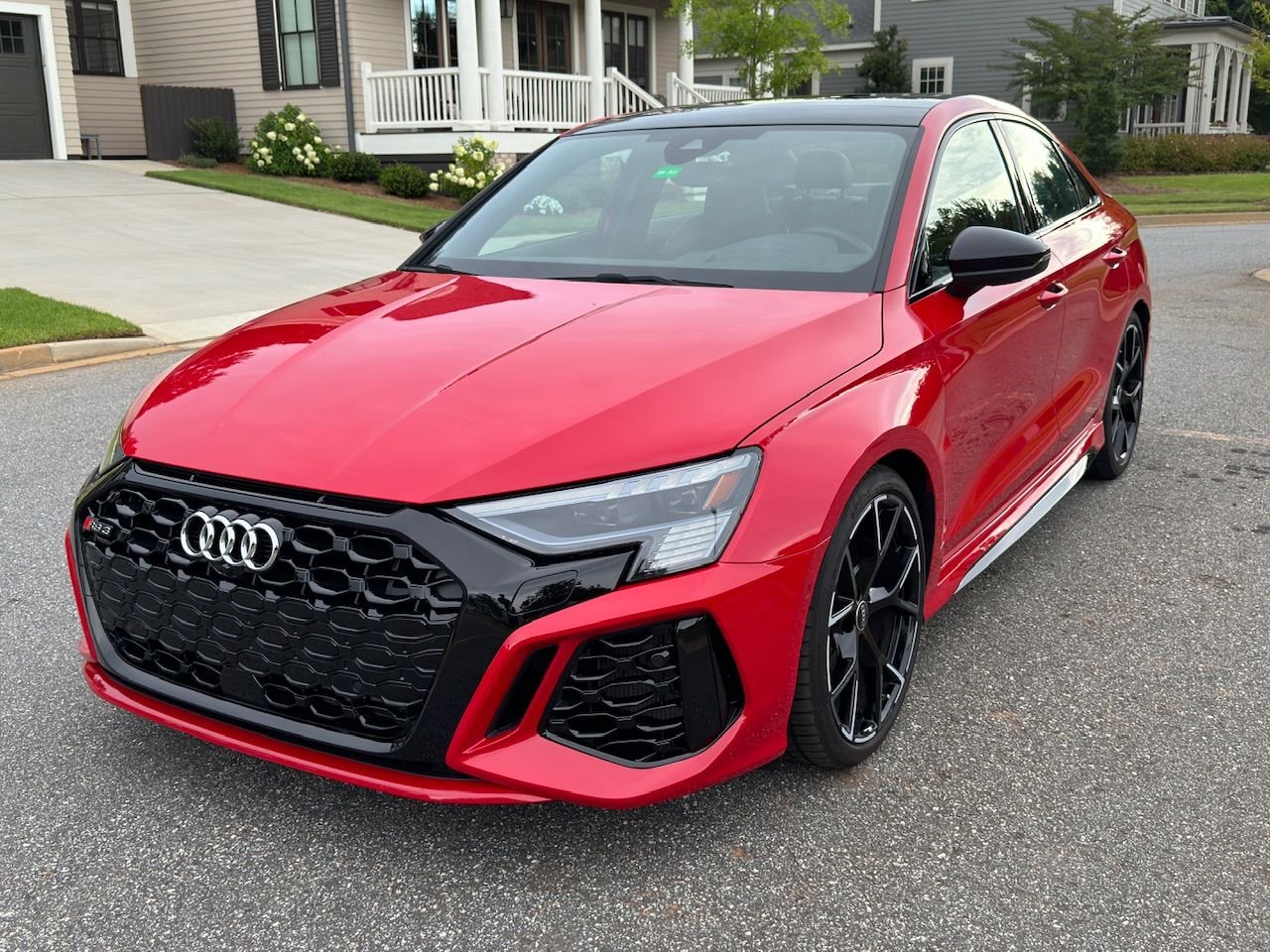 2024 Audi RS3 - 2023 Audi RS3 _ Used _ 9K Miles _ Excellent and Like New! - Used - VIN 00000000000000000 - 9,243 Miles - 5 cyl - AWD - Automatic - Sedan - Red - Clemson, SC 29631, United States