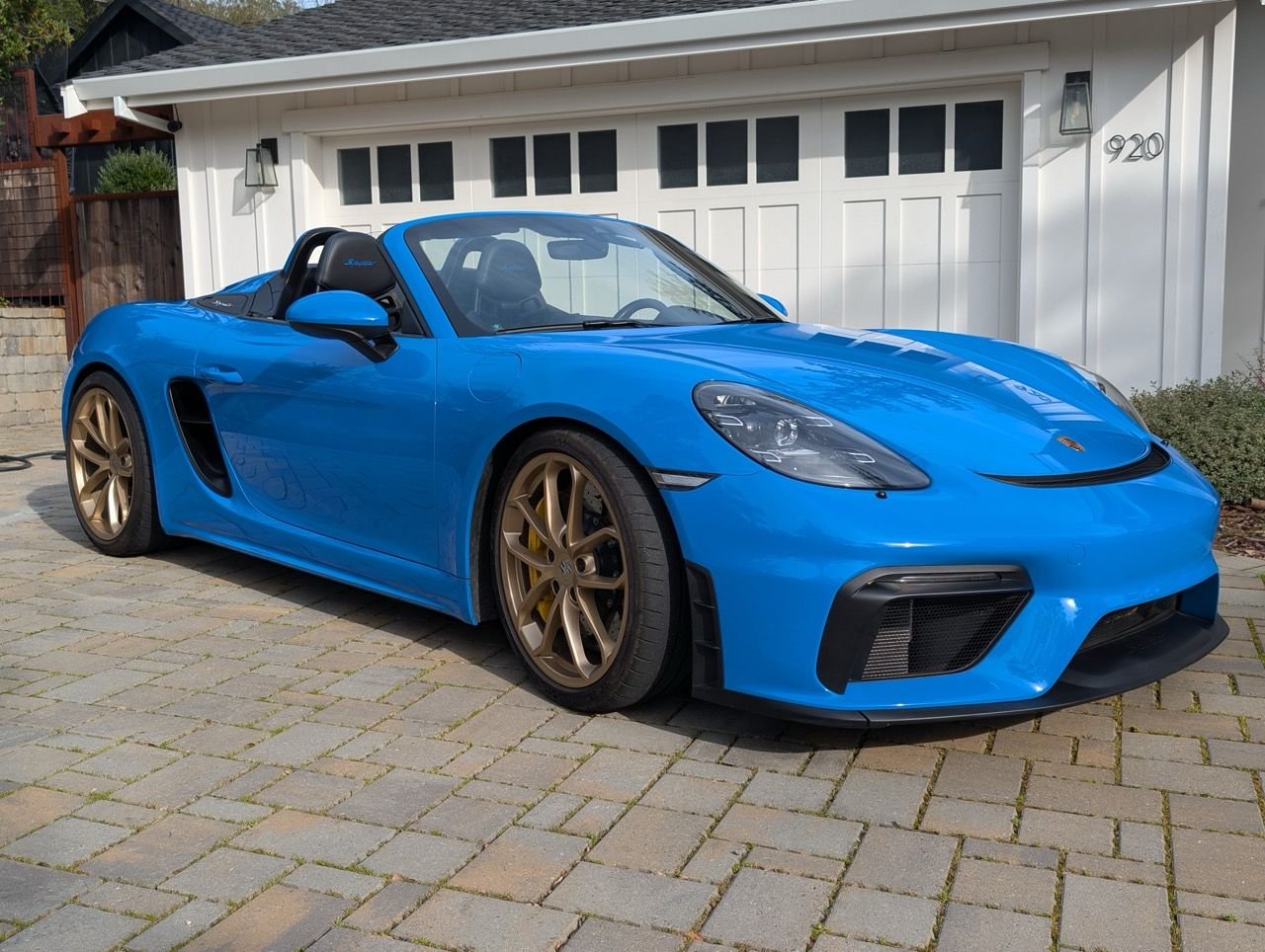2022 Porsche 718 - 2022 718 Spyder - Shark Blue - PCCB/LWBS - MSRP $132k+ - 8,700mi - Used - VIN WP0CC2A81NS235507 - 8,700 Miles - 6 cyl - 2WD - Manual - Convertible - Blue - Lafayette, CA 94549, United States