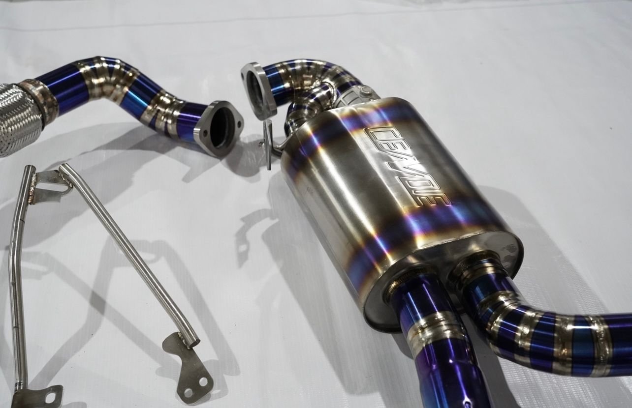 Engine - Exhaust - CUSTOM MADE TITANIUM CATBACK 981 CAYMAN GT4/S/GTS EXHAUST - New - 2014 to 2016 Porsche Cayman GT4 - Vancouver, BC V5M1C3, Canada