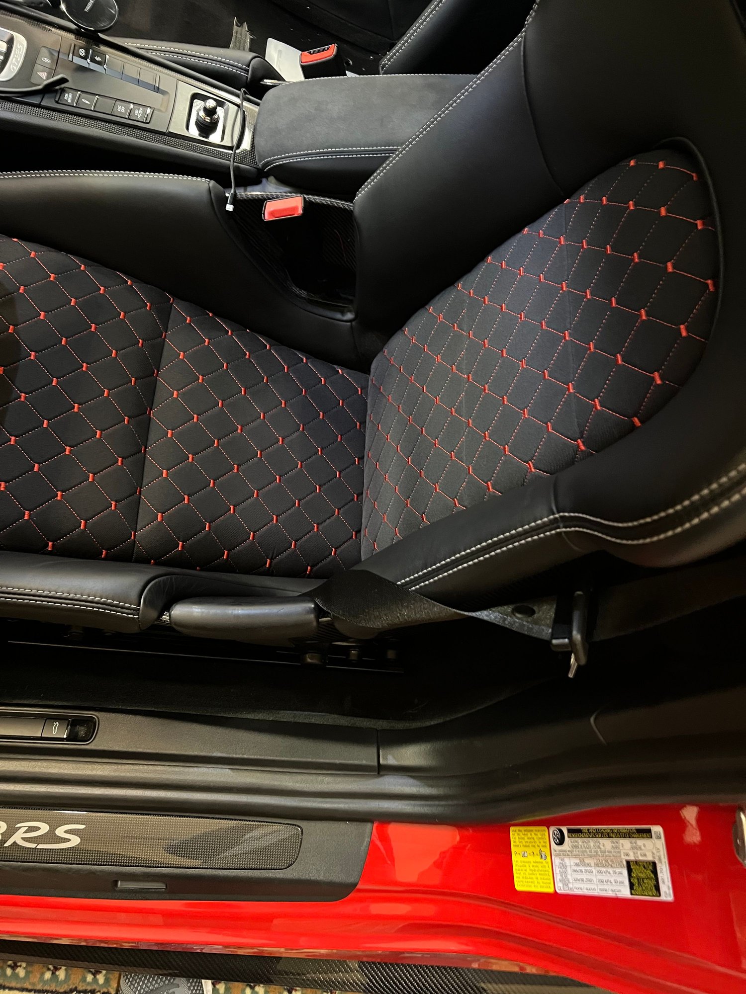 Interior/Upholstery - P1 Designs Black Diamond w/Memory Foam 991 LWBS - Used - 2016 to 2019 Porsche 911 - Wilson, NC 27896, United States