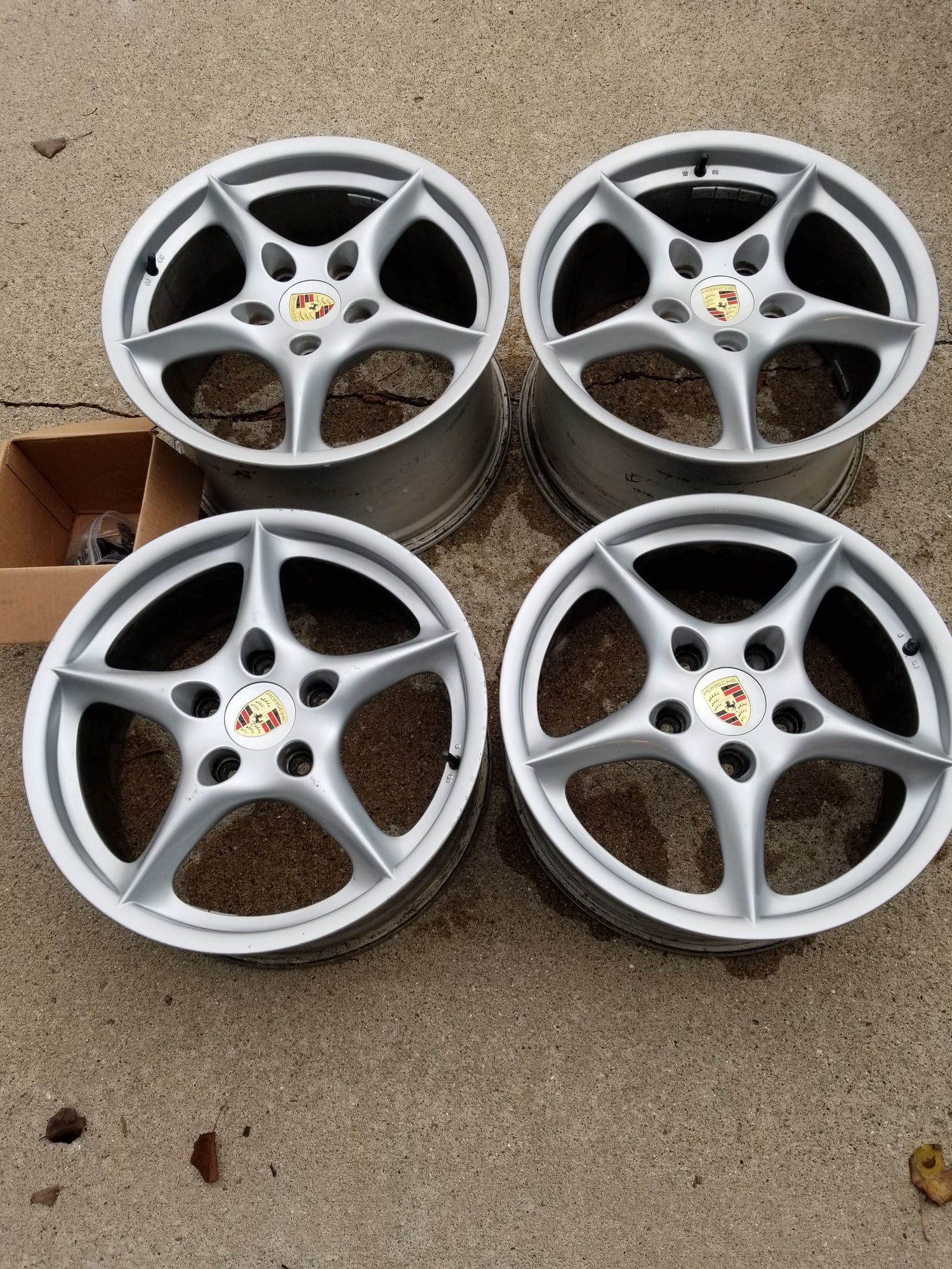 Wheels and Tires/Axles - 996 Wheels Carrera II OEM 18" - Pick up in Michigan Only - Used - 1999 to 2004 Porsche 911 - Ypsilanti, MI 48197, United States