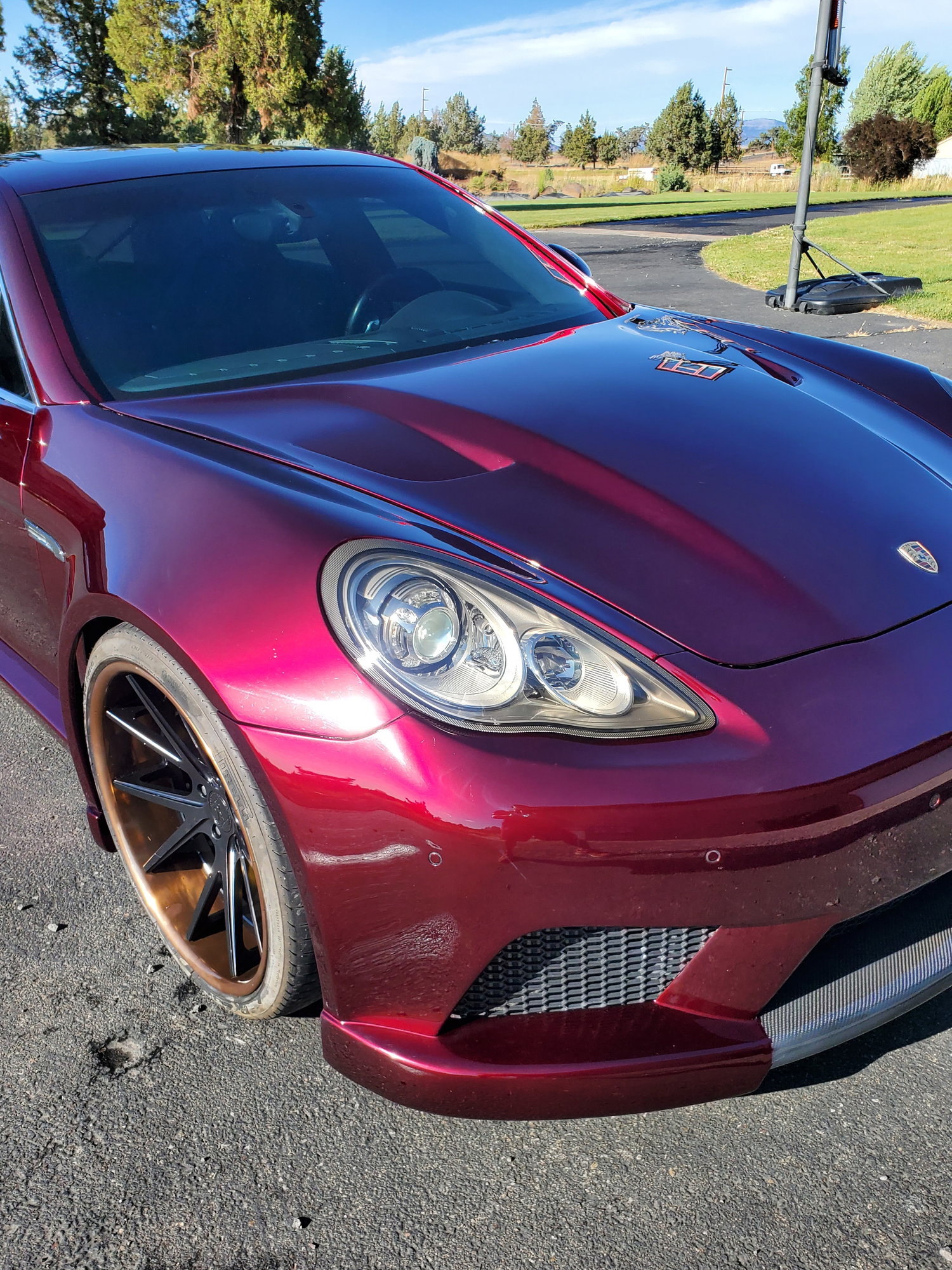 715hp custom 2010 widebody panamera turbo sema build