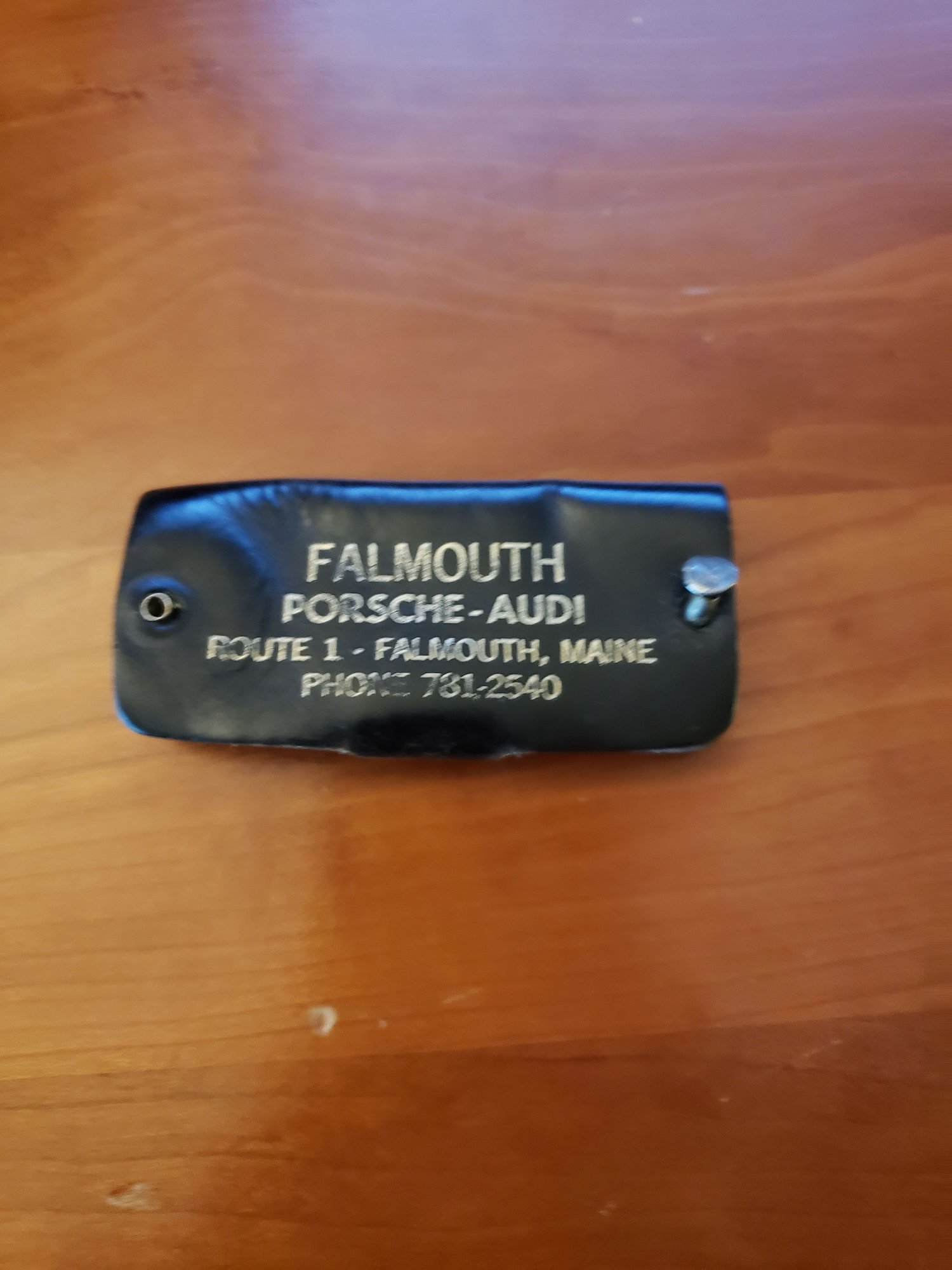 Accessories - FTAGH:  Falmouth (Maine) Porsche - Audi Key Fob - Used - 0  All Models - Natick, MA 01760, United States