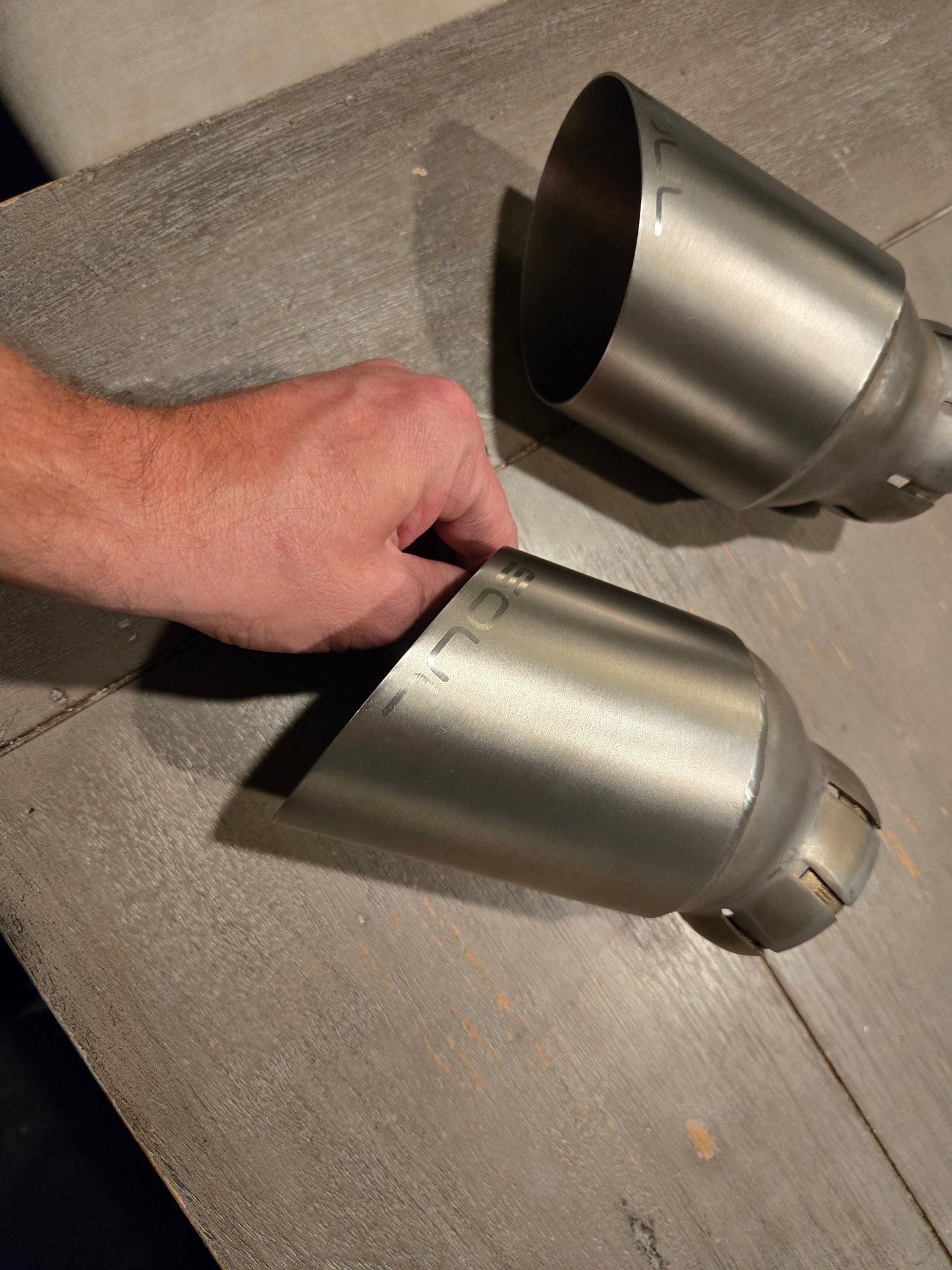 Engine - Exhaust - Soul GT2 Style Slash Cut Exhaust Tips for 997 Turbo - Used - -1 to 2026  All Models - Newark, DE 19711, United States
