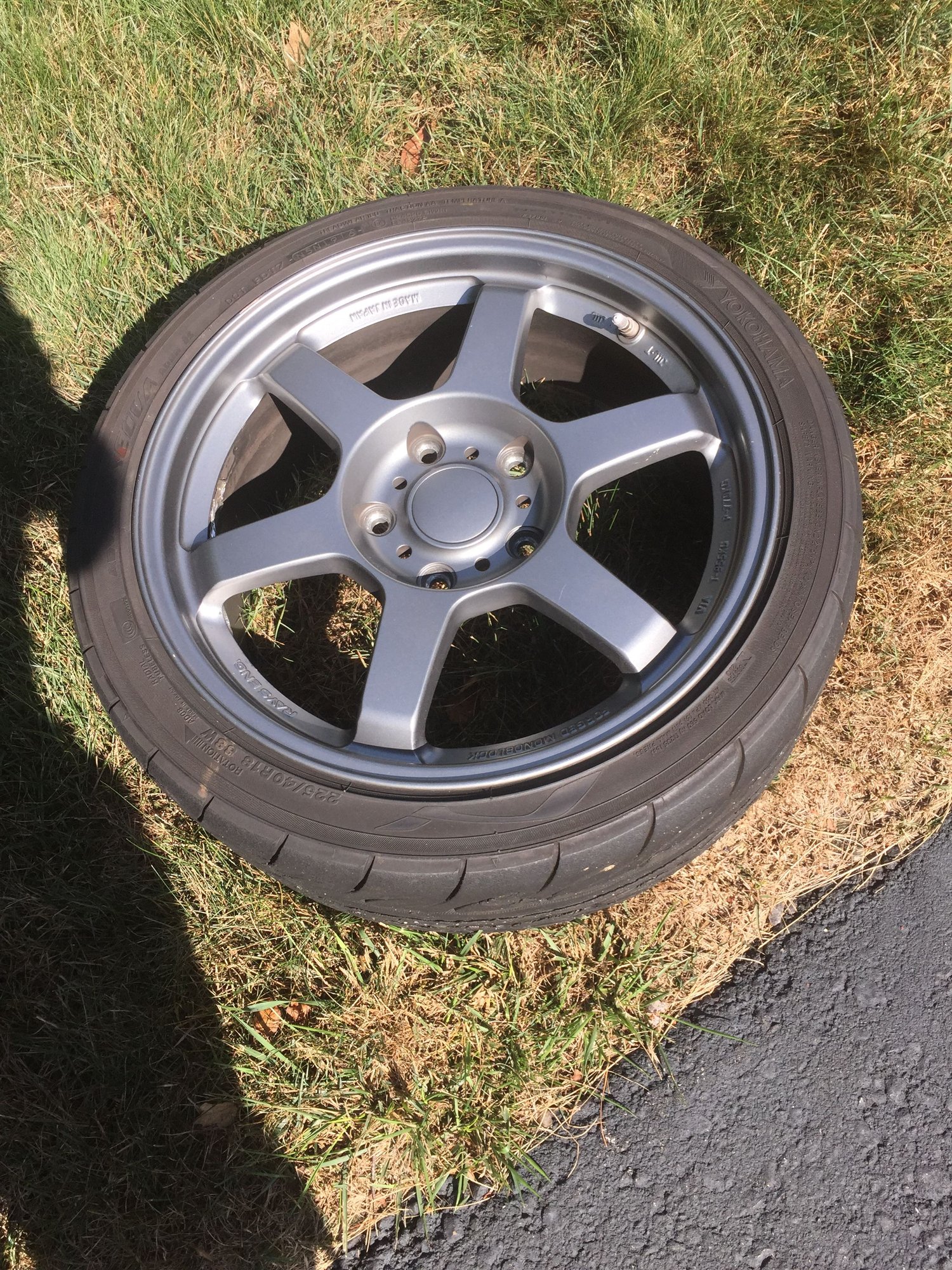 Wheels and Tires/Axles - Rays Engineering wheels and Yoko Ad 08R tires - Used - 1999 to 2003 Porsche 911 - 1999 to 2008 Porsche Boxster - 2007 to 2014 Porsche Cayman - Kingston, NH 03848, United States