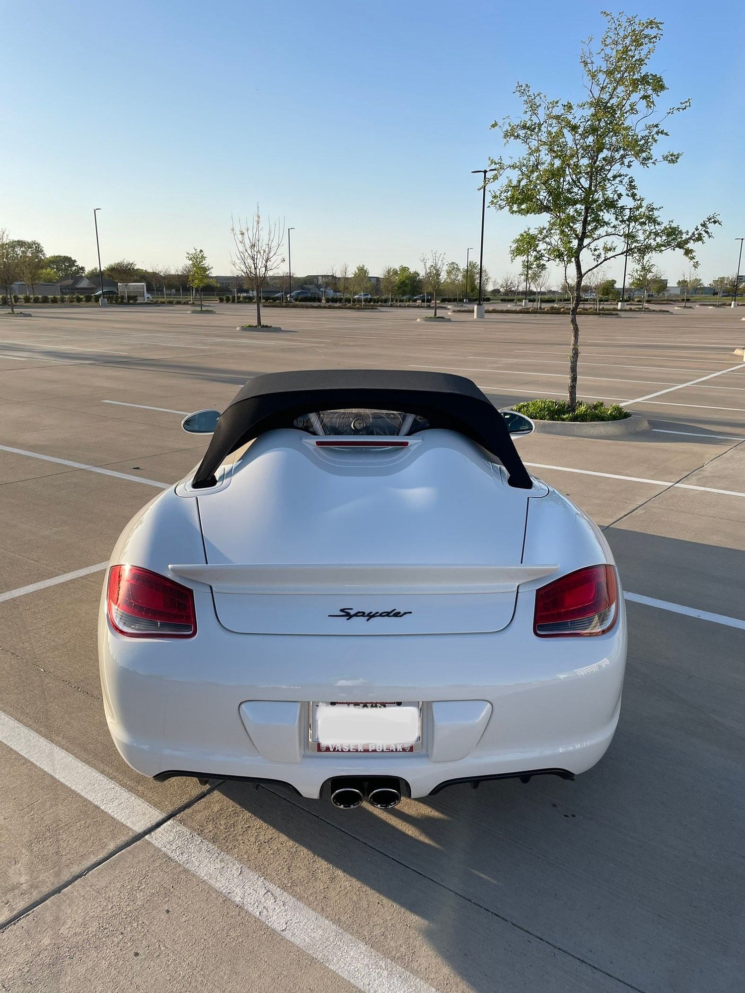 2011 Porsche Boxster - 987 Boxster Spyder - M/T, LWB, PSE, New Tires - Used - VIN Upon Request - 30,200 Miles - Manual - White - Dallas, TX 75287, United States