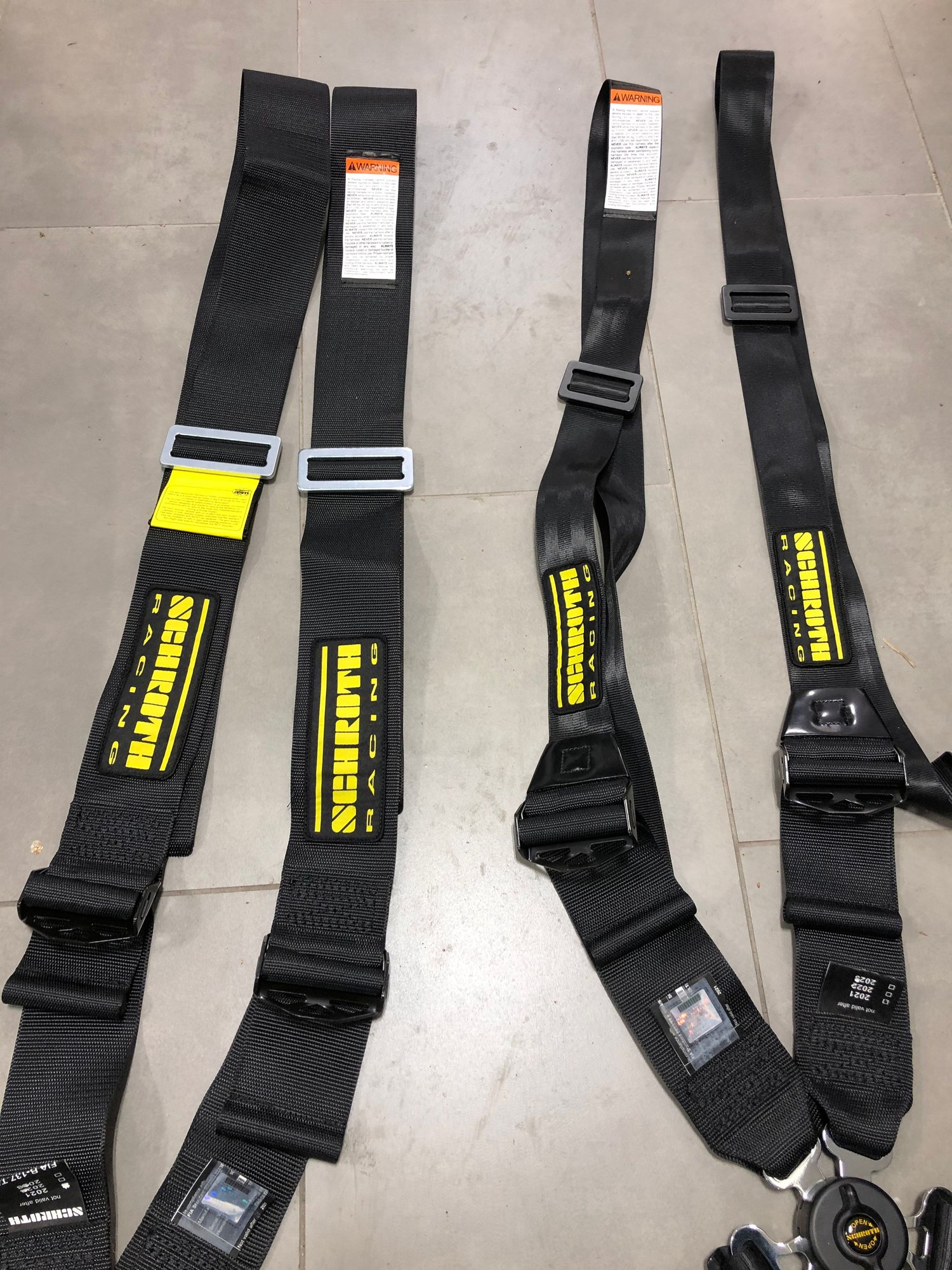 Interior/Upholstery - Schroth Harness - GT4 bucket seats - Used - 2015 to 2019 Porsche GT3 - 2016 Porsche Cayman GT4 - Hillsborough, CA 94010, United States